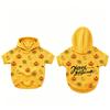 Custom Printed Knit Pet Hoodie for Dogs and Cats, Multicolor