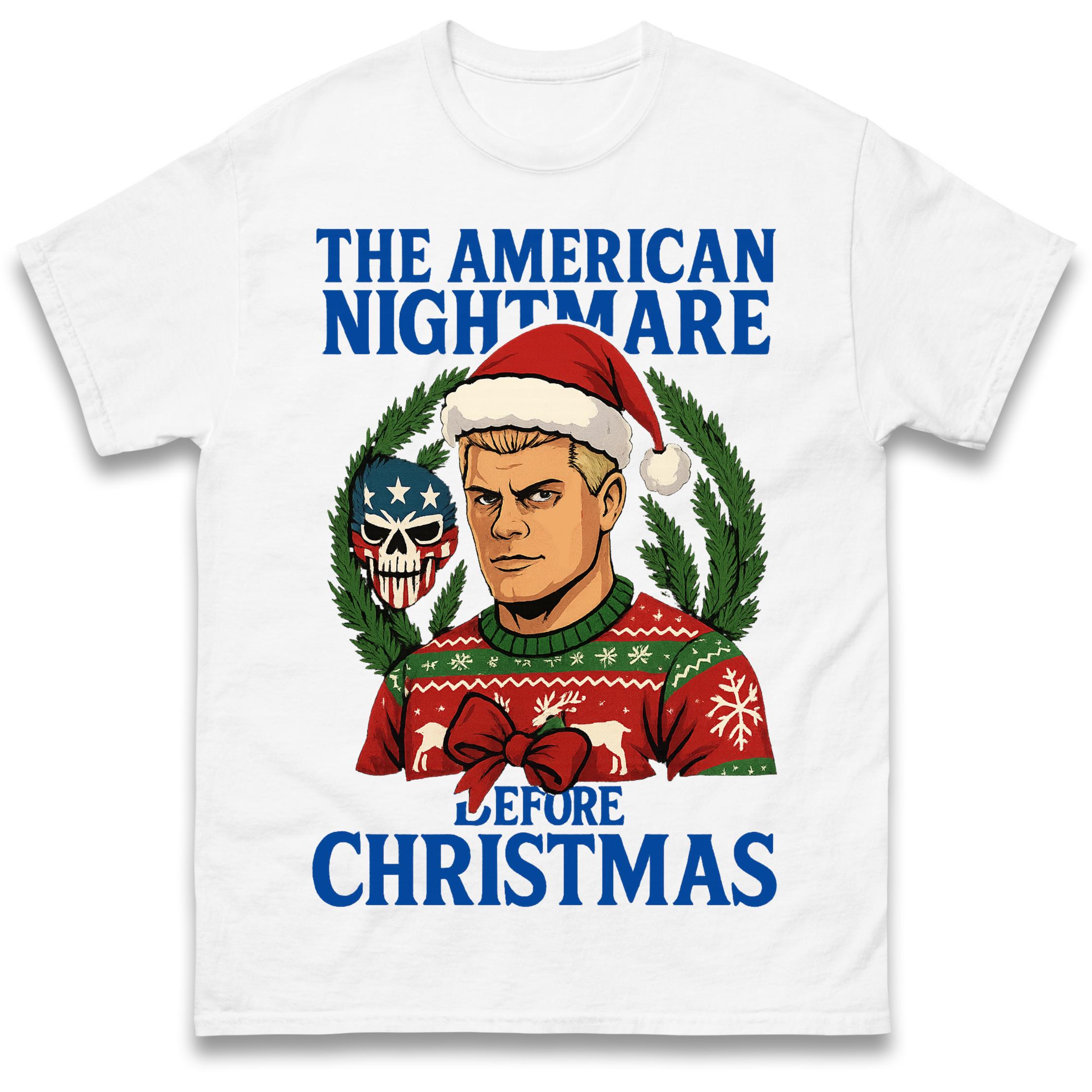 The American Nightmare Before Christmas T Shirt Tshirt Mens Womens Unisex Tops Tees 4XL
