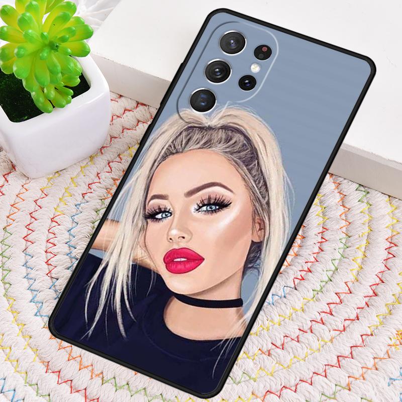 Cool Bad Girl Phone Case for Samsung Galaxy Note 10 Pro S26 Ultra S23 S24 FE S25 S21 S22 PLUS Shockproof Cove