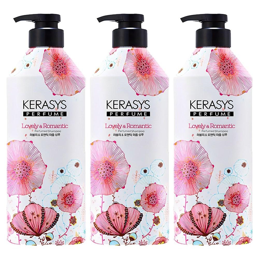 Kerasis Perfume Shampoo Lovely & Romantic Scent 3 Pcs 980ml