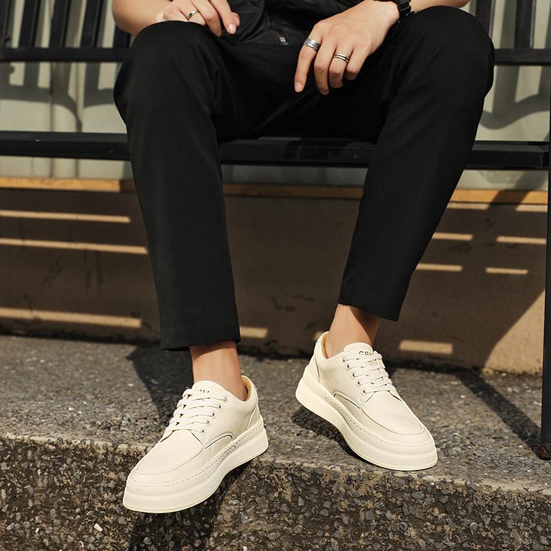 Fashion Black and white classic casual shoes Minimalist and fashionable men's style Leisure Party Outdoor street walking Daily shoes