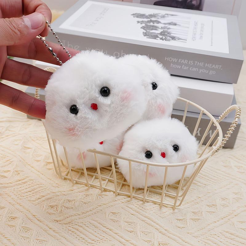 

Мультяшный милый маленький привидение пищащий брелок подвеска милая плюшевая кукла игрушка кавайная мягкая сумка подвески декор пара подарок на Хэллоуин