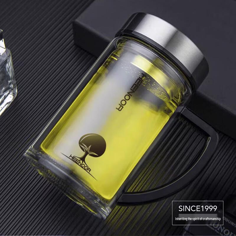 Heenoor Double-Layer Glass Tea Cup
