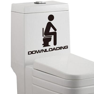 Decorative Sticker WC Downloading