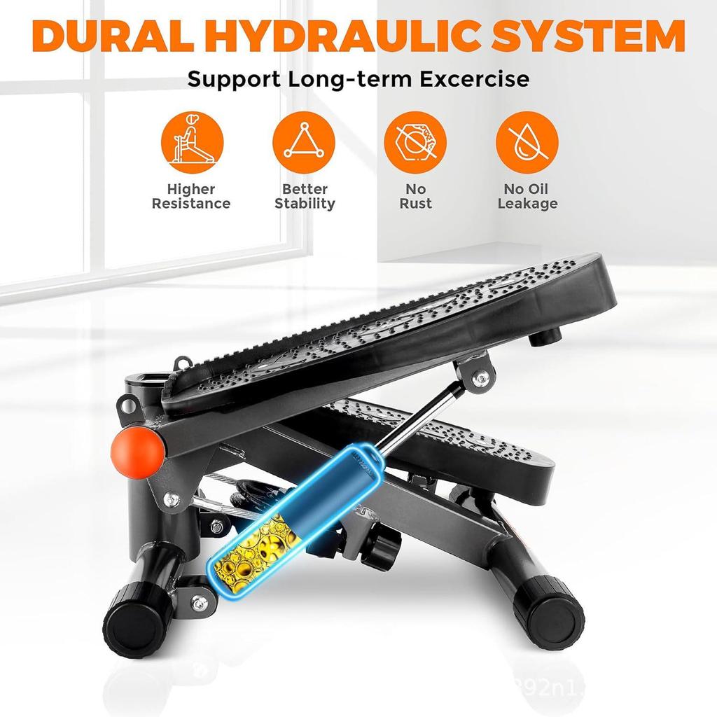 Compact Hydraulic Stepper Fitness Pedal Machine