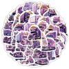 50 Cute Purple Truck Series Graffiti Stickers for DIY Stationery, Water Cups, Computers, Waterproof Decoration Stickers