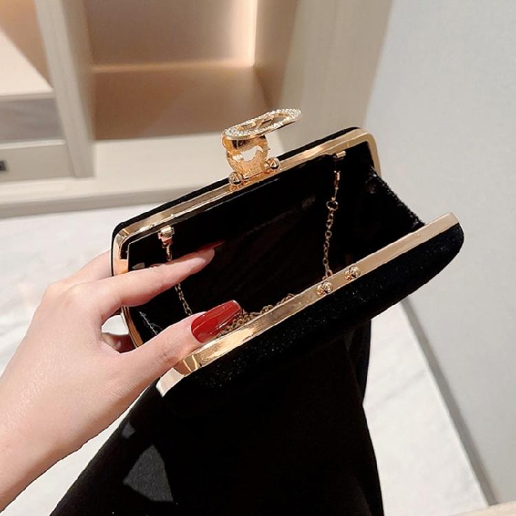 Elegant Evening Bag Velvet Handbag Shoulder Bags Wedding Purse for Party Prom