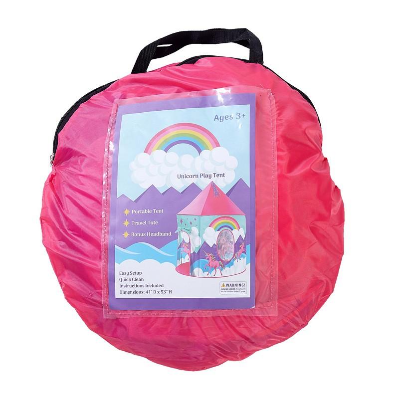 La más nueva tienda de campaña de unicornio grande, tienda de campaña portátil con forma de castillo de princesa y príncipe, casa de juegos para niños, tienda de campaña de juguete