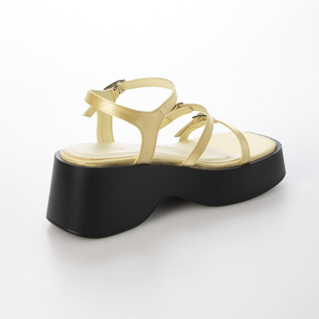 [EVOL] Lightweight Thick-soled Square Belt Sandals