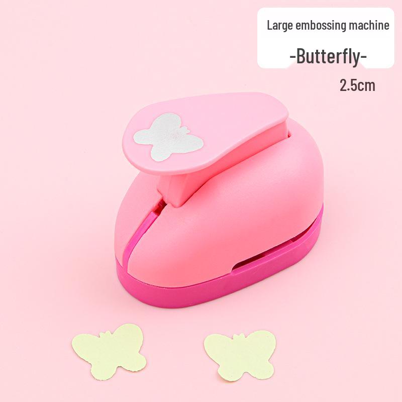 Children's DIY Paper Craft Embossing Machine - Easy Flower Punch for Kindergarten Educational Activities