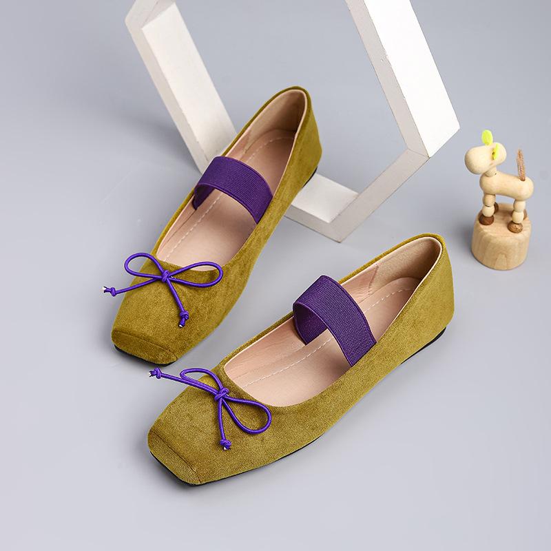 

Туфли Мэри Джейн для женщин, нарядные балетки с квадратным носком и ремешком, удобная обувь для ходьбы, женские балетки из мягкой искусственной кожи, противоскользящие 44