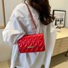 Trendy Fashionable Chain Crossbody Bag Stylish Small Square Handbag For Women