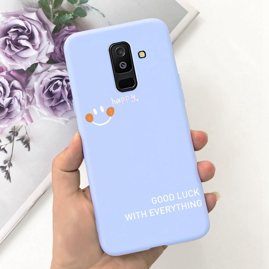 Fashion Case For Samsung Galaxy A6 Plus 2018 Soft Silicon TPU Back Cover For Samsung A6 2018 A 6 A6+ A6plus Phone Cases