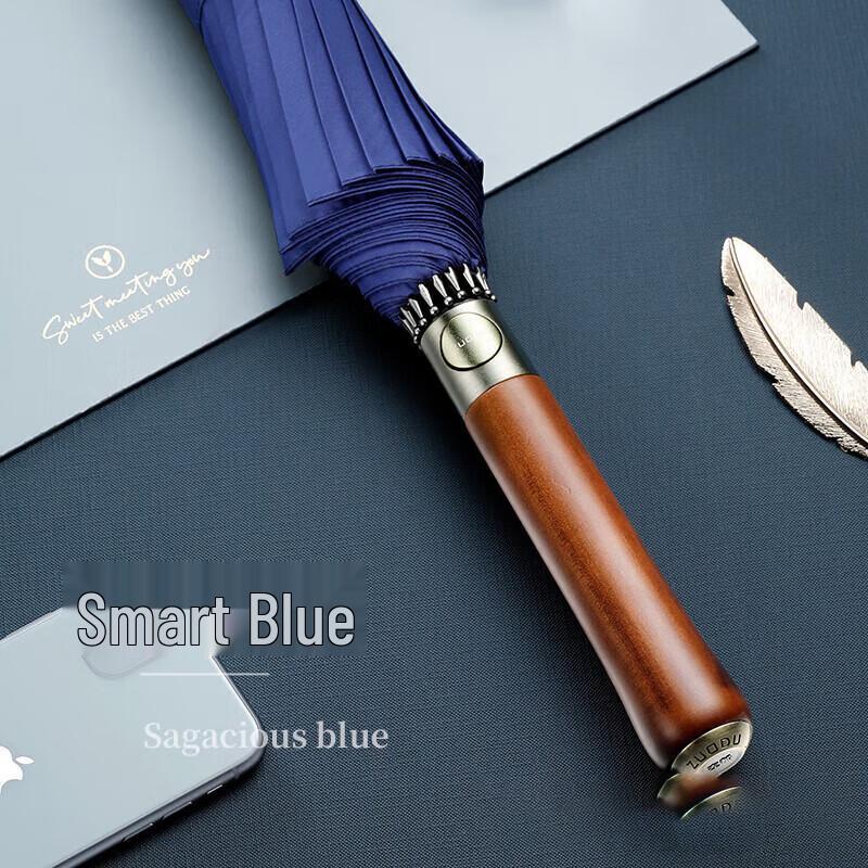 ZUODU 16-Rib Extra Large Straight Handle Umbrella