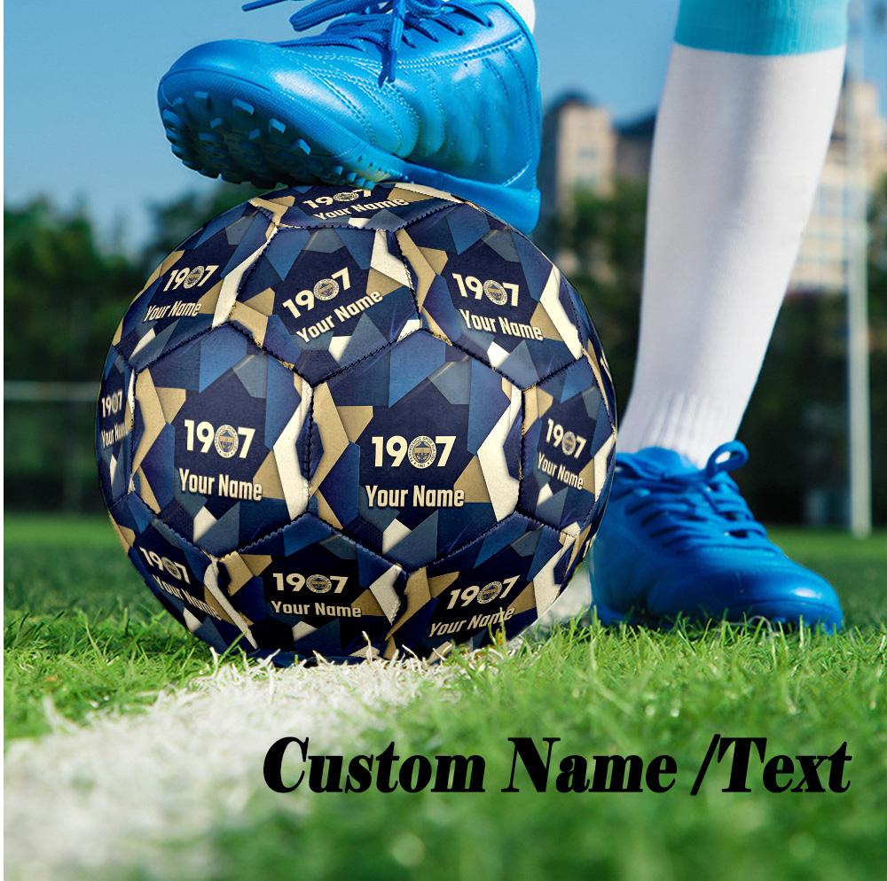 Size 5 Football Custom Name Text, Outdoor Training Soccer BallFenerbahçe FC