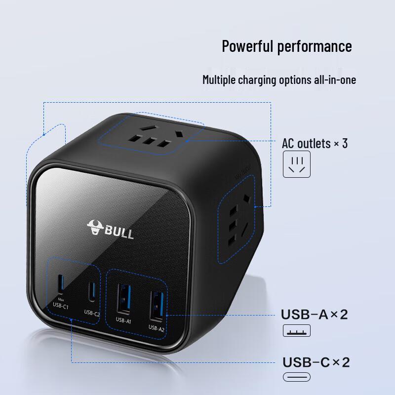 Bull 35W PD Fast Charging Power Strip
