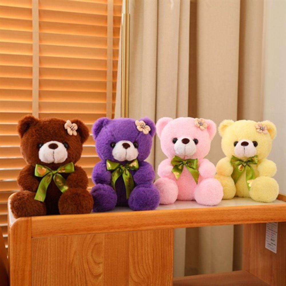 Home Decoration Lovely Bear Plush Toys Bedroom Sofa Bear Throw Pillows  Birthday Gift