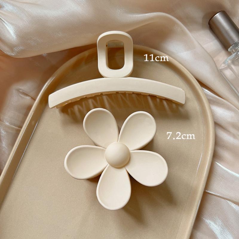 

10 ШТ Нова жіноча модна зажим-кіготь Кавова чорна акрилова велика заколка для волосся Корейська для дівчини Зажим-акула Головні убори Шпилька Аксесуари для волосся