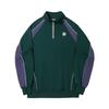 Men's Li-Ning Sweatshirts Unisex Jungle Green/Purple Gray Stand Collar Moderate Straight Fit