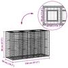 Gabion Raised Bed Silver