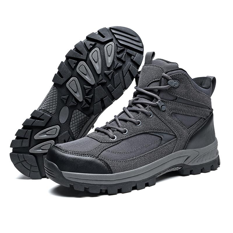 Men's Hiking Shoes Outdoor Adventure Hiking Shoes High-top Hiking Shoes Winter Shoes Wear-resistant Snow Boots