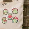 Enamel Safety Pin Brooch Pin Frog Mushroom Design Lapel Glaze Bright Color Badge Cartoon with Standard Versatile for Clothing Bags Hats Shoes