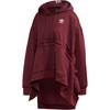 Origineel Mode Comfortabel Met Capuchon Lange Mouwen Gestreept Sweatshirt Dames Hoodies Donkerpaars FT9889