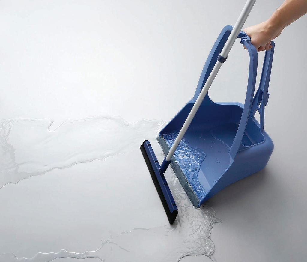 Yamazaki Sangyo CONDOR Urban Dustpan Large Capacity Water Trap ECO Eco Mark Certified Product Width x Depth x Height 200375 Made in Japan 33.7 32.6