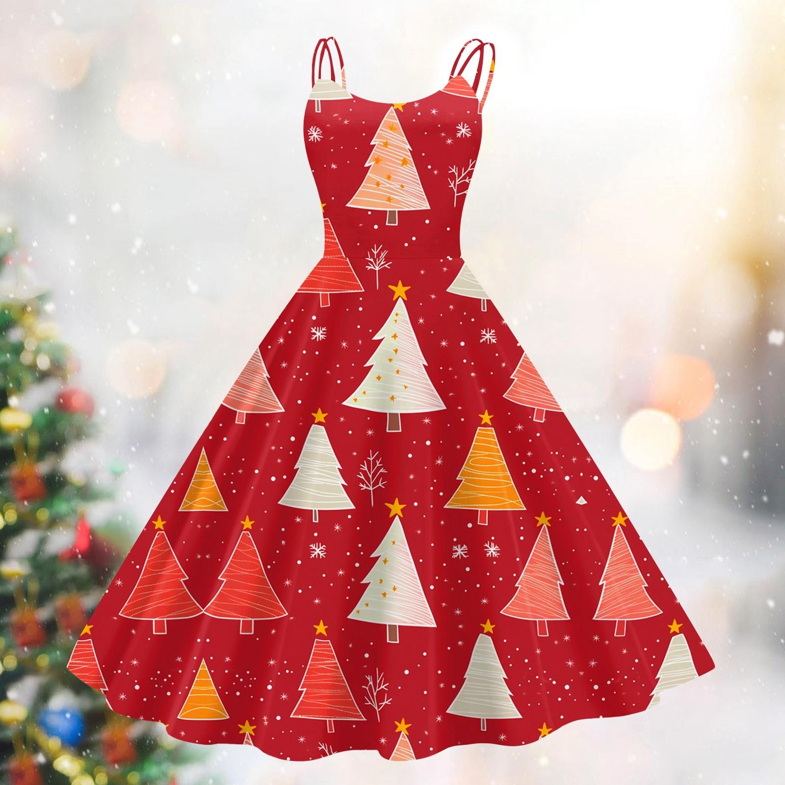 

Женское модное печатное сексуальное коктейльное платье без бретелек в готическом стиле в стиле панк-винтаж XXL красный