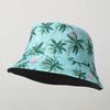 Van Gogh Style Small Bucket Hat with Oil Painting Maple Leaf Design, New Spring/summer Sun Protection Hat for Men and Women