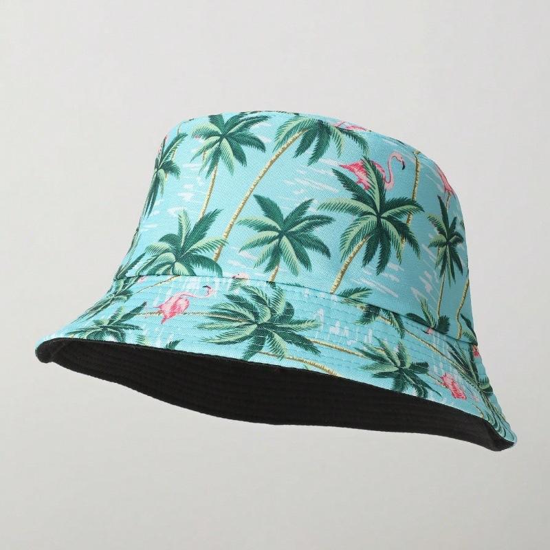 Van Gogh Style Small Bucket Hat with Oil Painting Maple Leaf Design, New Spring/summer Sun Protection Hat for Men and Women