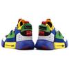 Li Ning Way Of Wade Cushioning Slip Resistant Mid top Vintage Basketball Shoes Women's Blue Green Yellow AGWN024-1
