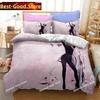 Popular Singer 3D Character Bedding Set Printed Bed Set Duvet Cover Sheet Pillowcase Bed Soft Quilt Cover Full Queen King Size