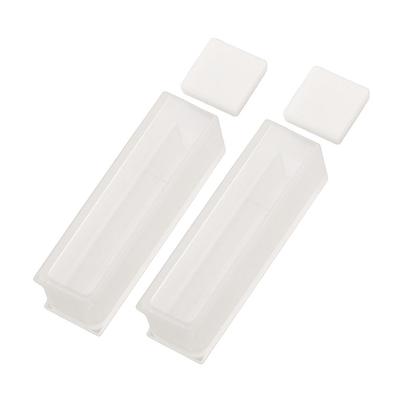 Cuveta de 10mm Caminho Óptico Cuveta Análise de Laboratório Volume de 3.5ml Material de Quartzo Transparente Resistente ao Calor Até 600 C