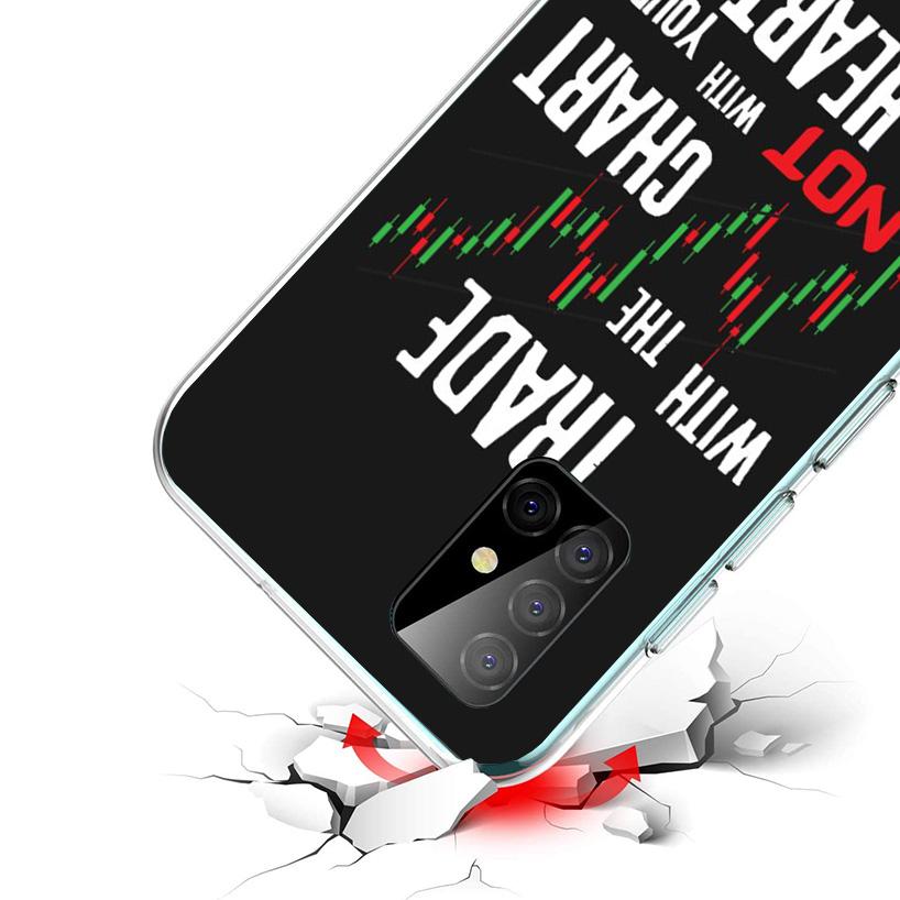 Trade Investment Forex Stock Market Phone Case For Samsung Galaxy A52 A32 A22 A12 A51 A31 A50S A30S A20S A10S Note 20 Ultra 10 P