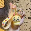 Kawaii PVC 3D Figure Keychain Cute Usagi Hachiware Ushachi Cartoon Pendant Bag Charm & Key Ring Party Birthday Perfect Gift