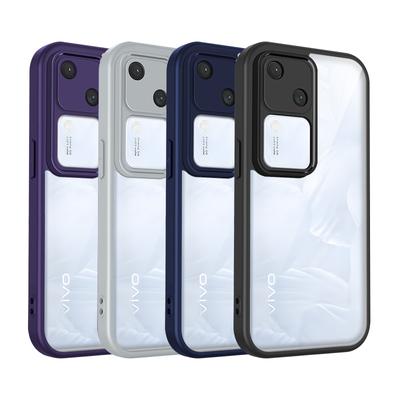 Vivo V30 5G V2318 Case Air Cushion Shockproof Silicone Bumper Clear Matte Back Cover Hard Phone Case for Vivo V30 VivoV30 2025