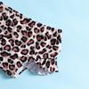 Girls' Leopard Print Sporty Swimsuit Set - Split Sling Style