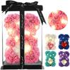 20/40CM Rose Flower Bear PE Skum Alla hjärtans dag Lysande Födelsedagspresent Jubileumsfestival Födelsedagsfest Simulering Blomma Kärlek Rose Björn Presentask