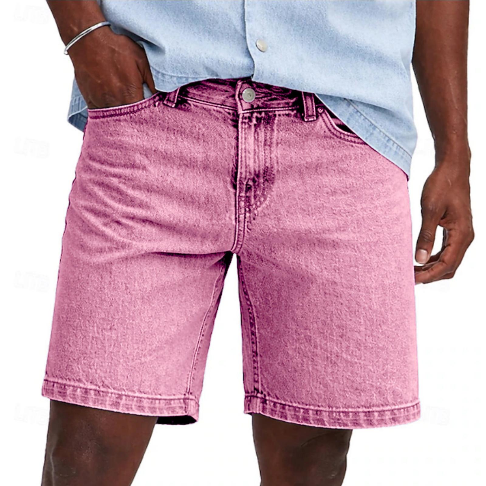 Master key Casual en Modieuze Heren Denim Shorts met Slijtage en Washed Effect - Losse en Rechte Pasvorm Shorts XXXL
