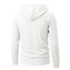 Pánská mikina s kapucí, dlouhým rukávem, pruhovaná, ležérní, pullover