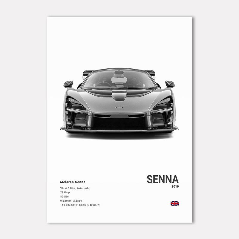 Berühmte Autos Super Sport Wandkunst Druck Poster M4 P1 DIVO STO SVJ Dekoration Wandbild Moderne Heimdekoration Geburtstagsgeschenk Ungerahmt