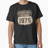 Awesome Since December 1975 T Shirt Vintage Route 66 Style 50th Birthday Distressed Retro Shield Vintage Unisex Homme