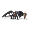 Spin master pack dragon et viking 25 cm krokmou dragons movie