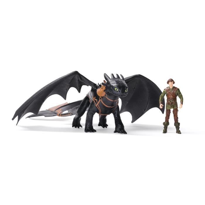 Spin master pack dragon et viking 25 cm krokmou dragons movie
