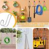 Sturdy Stainless Steel Hose Holder Wall Mounted Water Pipe Organizers for Garden Yard Garage