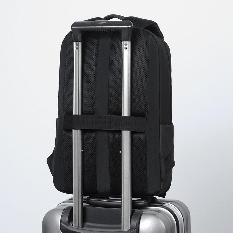 TS JYL laptop bag,Simple Backpack Solid Oxford Color Block Casual Bag