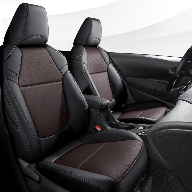 Pokrowce na siedzenia z prawdziwej skóry Toyota Corolla Cross – Pełne owinięcie, 24 modele, Kompatybilność całoroczna