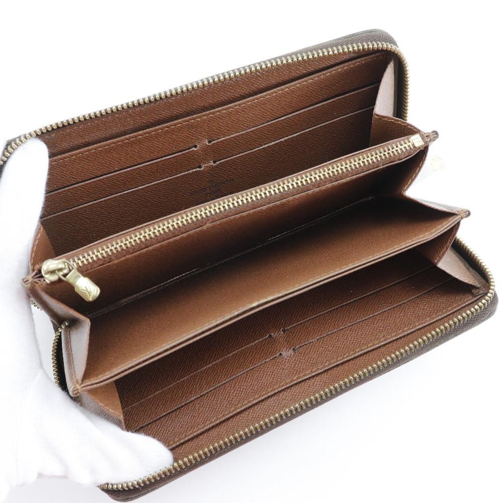 LOUIS VUITTON Zippy wallet Purse M60017 Brown Monogram canvas Women Used