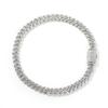 UWIN Hip Hop 6mm Thin Cuban Chain Wrist Bracelet with Box Clasp 5A CZ Iced Out Girl Women Cuban Bangles